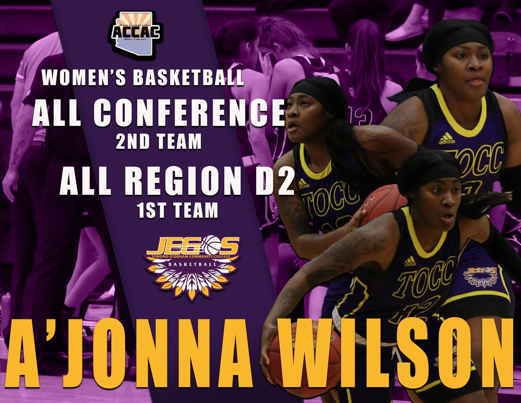 Congratulations to A'jonna Wilson